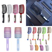Sweet Solid Color Plastic Hair Combs main image 1