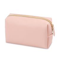 Women's All Seasons Pu Leather Solid Color Basic Square Zipper Cosmetic Bag sku image 8
