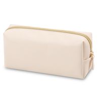 Bolso Cosmético Básico Cuadrado Con Cremallera De Cuero De Pu De Todas Las Estaciones Para Mujer sku image 11