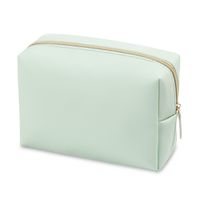 Women's All Seasons Pu Leather Solid Color Basic Square Zipper Cosmetic Bag sku image 13