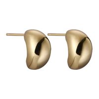 1 Pair Novelty Simple Style Water Droplets Plating Alloy Gold Plated Silver Plated Ear Studs main image 6