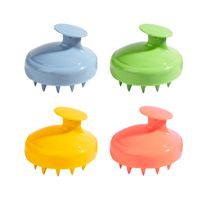 Casual Solid Color Abs Silica Gel Shower Brushes main image 4