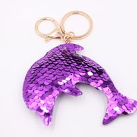 Cute Star Dolphin Sequin Plating Keychain main image 4