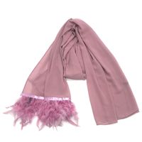 Women's Sweet Solid Color Polyester Scarf main image 2