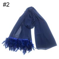 Women's Sweet Solid Color Polyester Scarf sku image 2