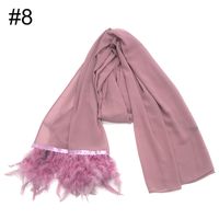 Women's Sweet Solid Color Polyester Scarf sku image 8