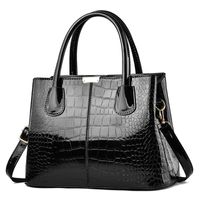 Women's Large Pu Leather Solid Color Elegant Basic Square Zipper Shoulder Bag Handbag Crossbody Bag sku image 3