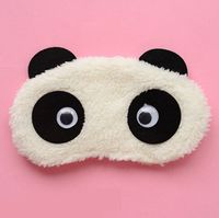 Cute Panda Cotton Blend Plush Polyester Eye Mask sku image 4