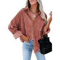 Women's Casual Solid Color Single Breasted Coat sku image 2