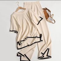 Women's Casual Solid Color Spandex Polyester Pants Sets main image 3