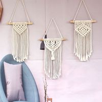 Casual Classical Vacation Solid Color Cotton Wall Hanging main image 4