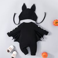 Halloween Streetwear Bat Cotton Baby Rompers main image 5