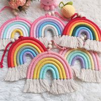 Casual Rainbow Yarn Pendant main image 1
