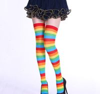 Fashion Halloween Christmas Stripe Stockings Party Costumes Accessories sku image 15
