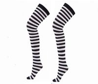 Fashion Halloween Christmas Stripe Stockings Party Costumes Accessories sku image 5