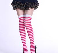 Fashion Halloween Christmas Stripe Stockings Party Costumes Accessories sku image 12