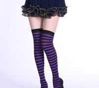 Fashion Halloween Christmas Stripe Stockings Party Costumes Accessories sku image 14