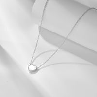 Style Ig Forme De Cœur Argent Sterling Placage Incruster Coquille Plaqué Or 14k Plaqué Rhodium Pendentif main image 8