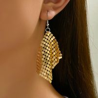 1 Pair Lady Geometric Plating Alloy 18k Gold Plated Drop Earrings main image 4