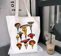 Women's Simple Style Artistic Animal Mushroom Butterfly Shopping Bags main image 2