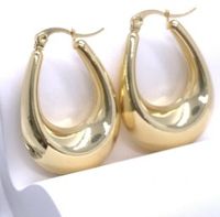 1 Pair Ig Style U Shape Plating Stainless Steel Earrings sku image 7