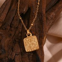 Basic Vintage Style Classic Style Butterfly Stainless Steel Plating 18k Gold Plated Pendant Necklace main image 5