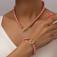 Retro Korean Style Irregular Freshwater Pearl Women's Bracelets Necklace main image 5