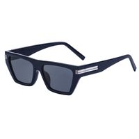 Nordic Style Oversized Cool Style Solid Color Pc Square Full Frame Men's Sunglasses sku image 2