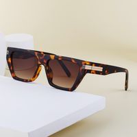 Nordic Style Oversized Cool Style Solid Color Pc Square Full Frame Men's Sunglasses main image 3