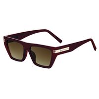 Nordic Style Oversized Cool Style Solid Color Pc Square Full Frame Men's Sunglasses sku image 4