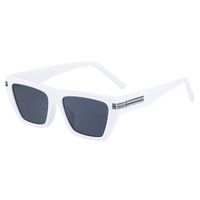 Nordic Style Oversized Cool Style Solid Color Pc Square Full Frame Men's Sunglasses sku image 8