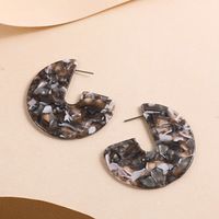1 Pair Ig Style Cool Style C Shape Arylic Earrings main image 3