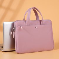 Women's Basic Solid Color Nylon Waterproof Briefcases sku image 1