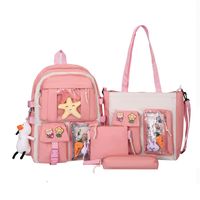 Solid Color Daily Women's Backpack sku image 5