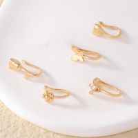 1 Piece Nose Rings & Studs Simple Style Solid Color Copper Inlay Zircon K Gold Plated main image 5
