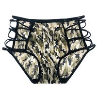 Solid Color Leopard Camouflage Seamless Comfort Breathable High Waist Briefs Panties main image 4