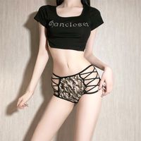 Solid Color Leopard Camouflage Seamless Comfort Breathable High Waist Briefs Panties sku image 5