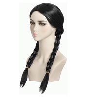 Women's Cute Casual Carnival Street K Silk/p Silk Centre Parting Bangs Long Straight Hair Wigs main image 5