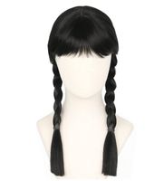 Women's Cute Casual Carnival Street K Silk/p Silk Centre Parting Bangs Long Straight Hair Wigs main image 4