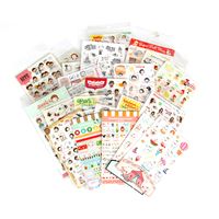 Korean Multi-style Cute Cartoon Creative Transparent Diary Mobile Phone Decorative Stickers main image 3