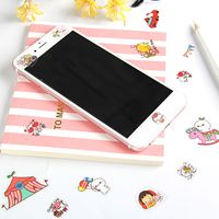 Korean Multi-style Cute Cartoon Creative Transparent Diary Mobile Phone Decorative Stickers main image 2