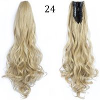 Women's Simple Style Casual High Temperature Wire Centre Parting Long Curly Hair Wigs sku image 8