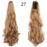 Women's Simple Style Casual High Temperature Wire Centre Parting Long Curly Hair Wigs sku image 9