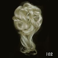 Unisex Simple Style Casual Domestic Silk Long Bangs Curls Wigs sku image 19