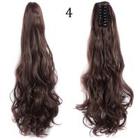 Women's Simple Style Casual High Temperature Wire Centre Parting Long Curly Hair Wigs sku image 3