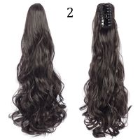 Women's Simple Style Casual High Temperature Wire Centre Parting Long Curly Hair Wigs sku image 2