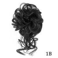 Unisex Simple Style Casual Domestic Silk Long Bangs Curls Wigs sku image 1