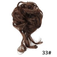 Unisex Simple Style Casual Domestic Silk Long Bangs Curls Wigs sku image 17