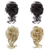 Unisex Simple Style Casual Domestic Silk Long Bangs Curls Wigs main image 2