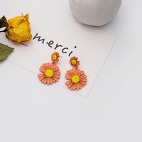 1 Pair Of Fashion Floral Plating Stud Earrings For Women sku image 31